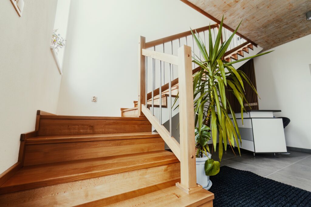 Staircase to the second floor